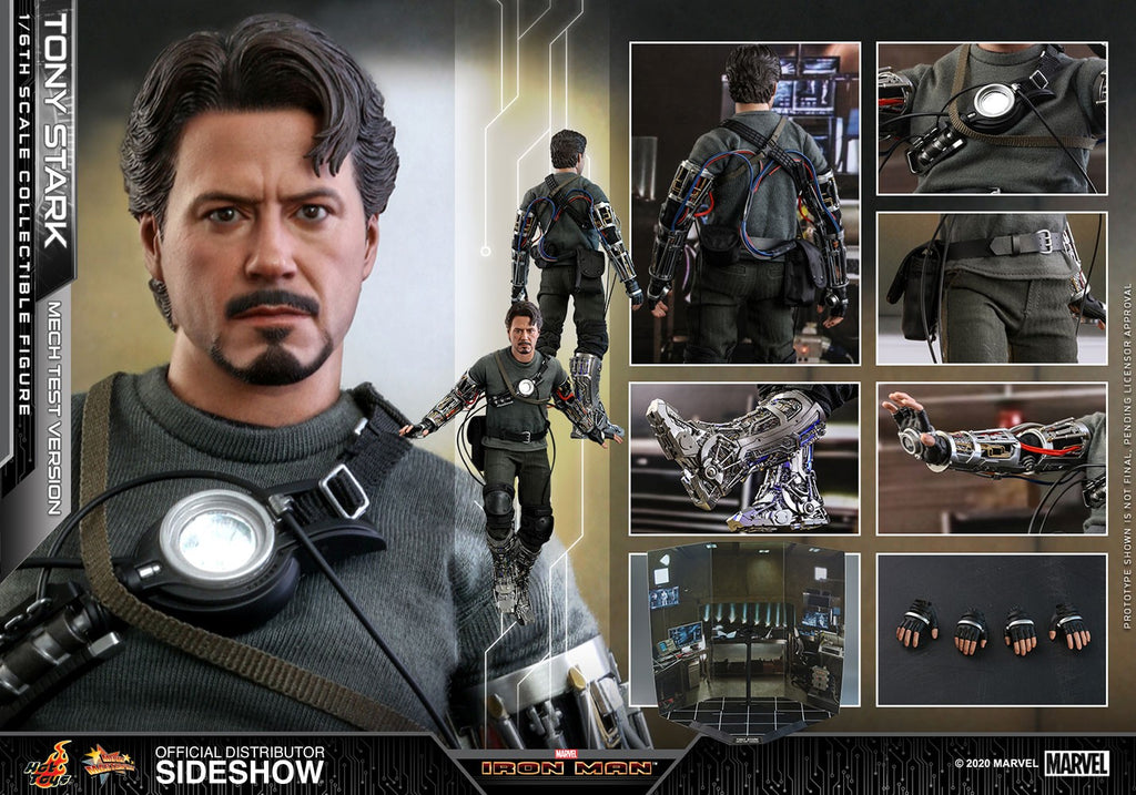 Tony Stark (Mech Test Version) Marvel Sixth Scale Figure
