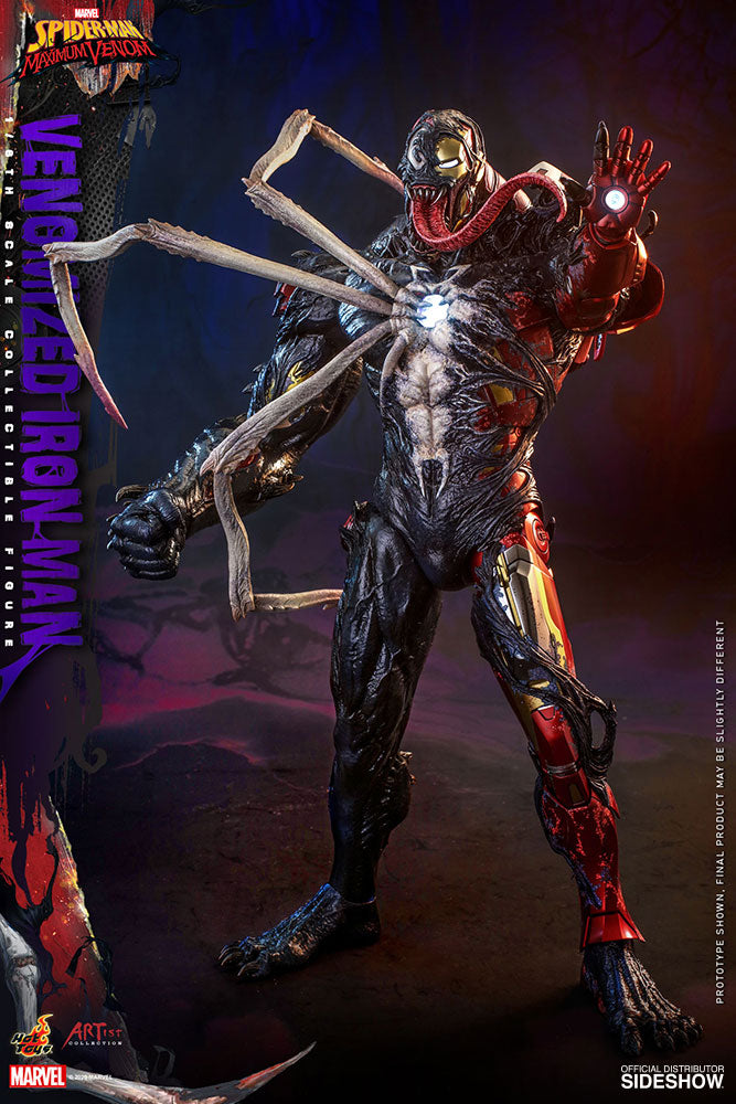Venomized Iron Man Marvel Sixth Scale Figure