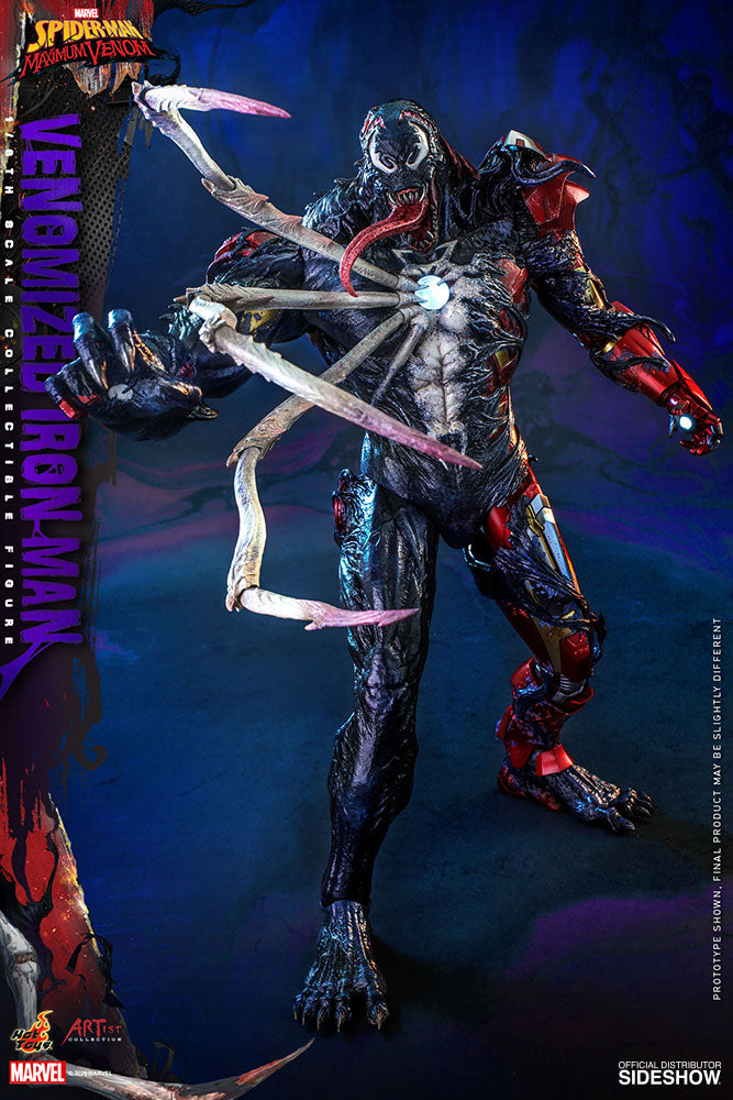 Venomized Iron Man Marvel Sixth Scale Figure