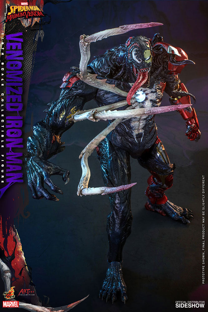 Venomized Iron Man Marvel Sixth Scale Figure