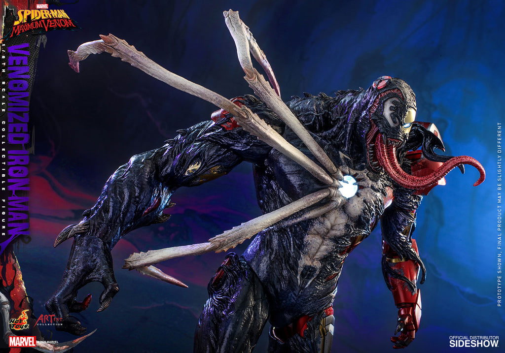 Venomized Iron Man Marvel Sixth Scale Figure