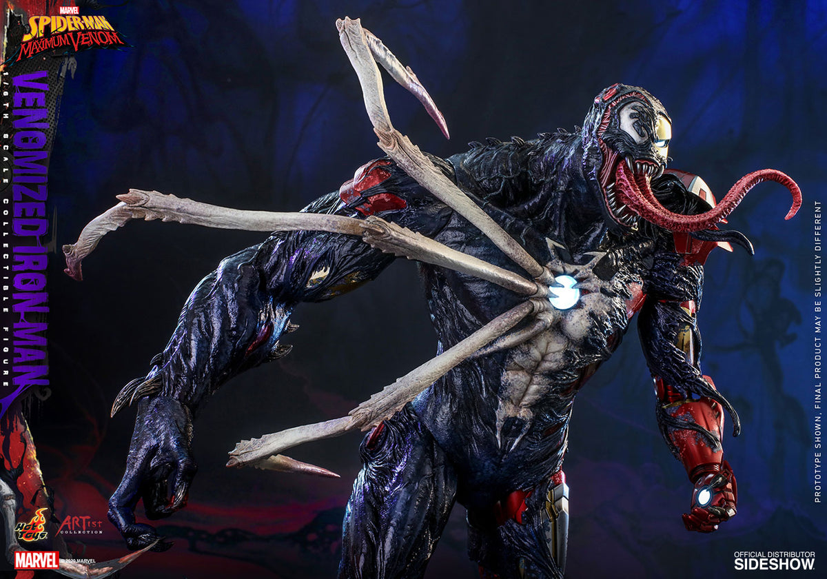 Venomized Iron Man Marvel Sixth Scale Figure