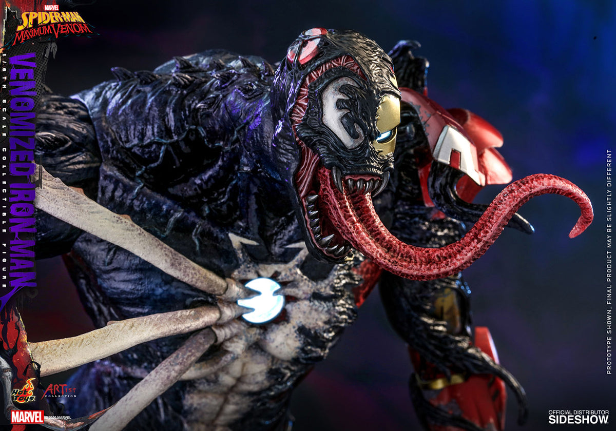 Venomized Iron Man Marvel Sixth Scale Figure