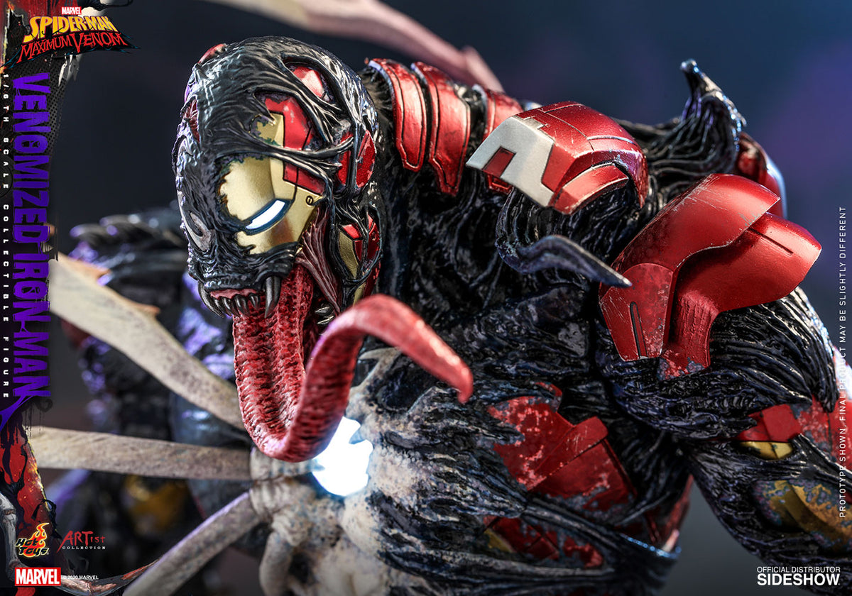 Venomized Iron Man Marvel Sixth Scale Figure