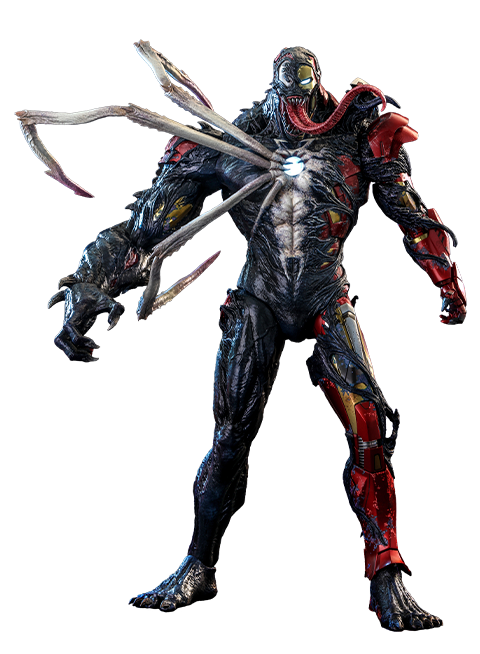 Venomized Iron Man Marvel Sixth Scale Figure