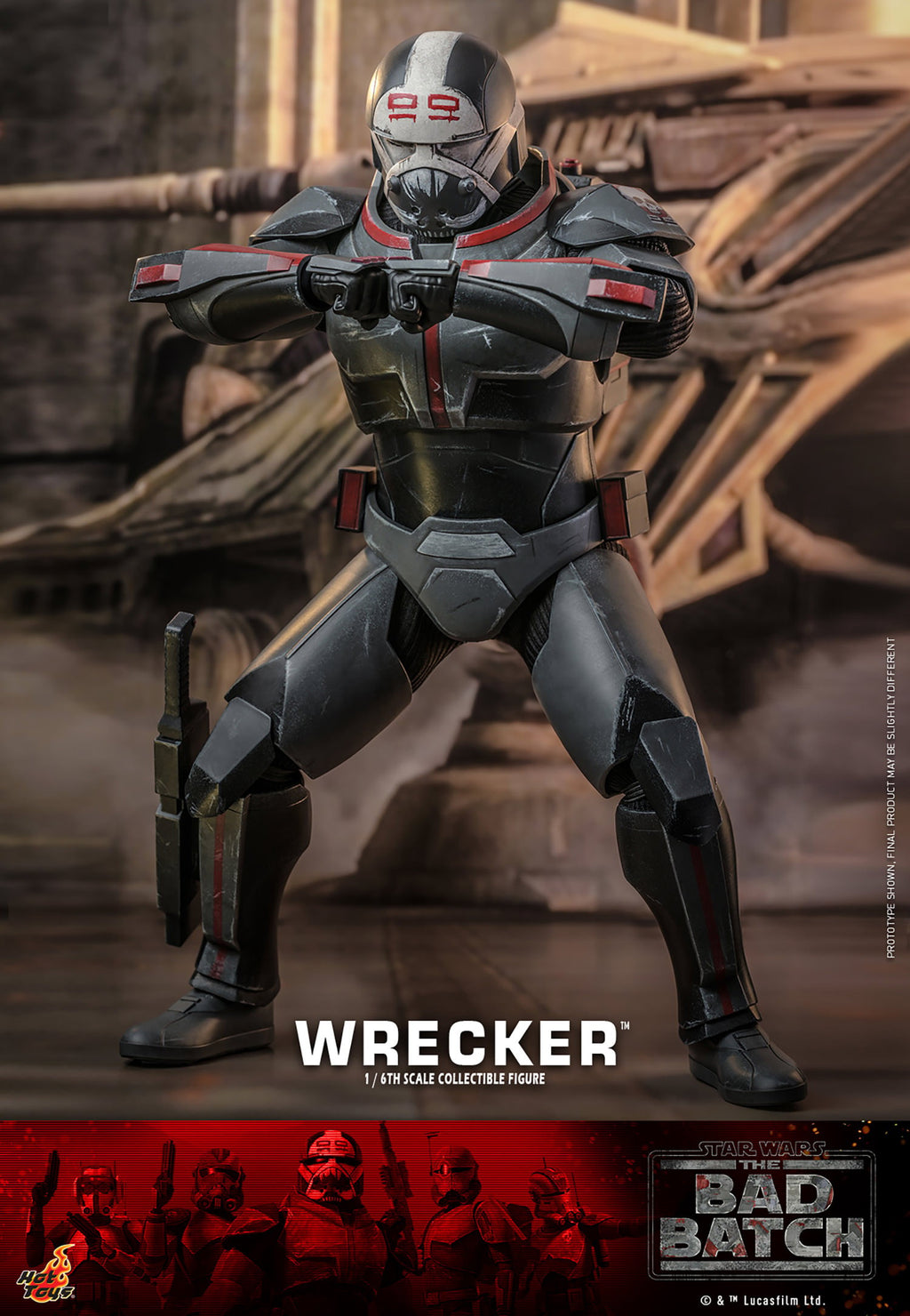 Wrecker Star Wars Sixth Scale Figure
