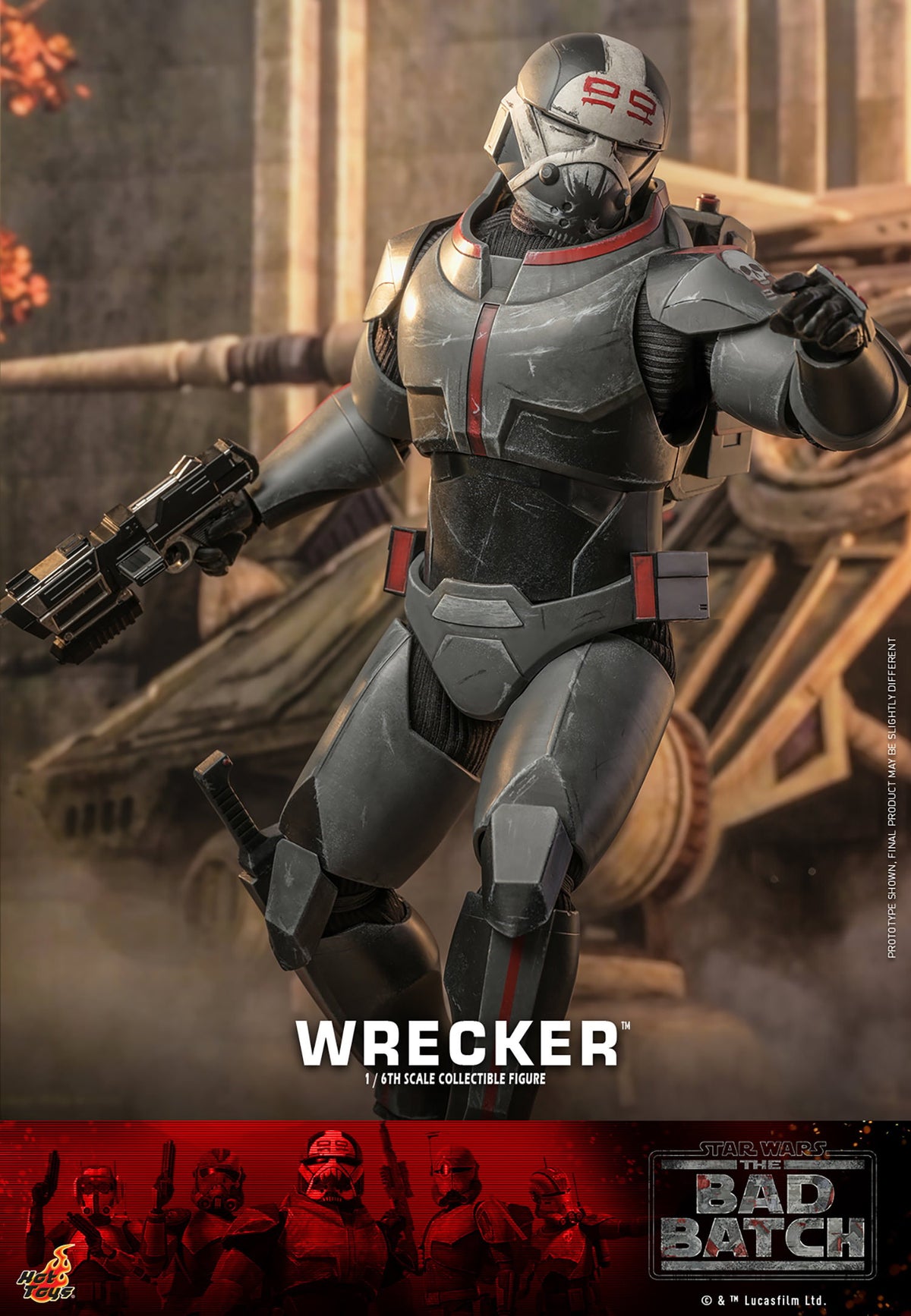 Wrecker Star Wars Sixth Scale Figure