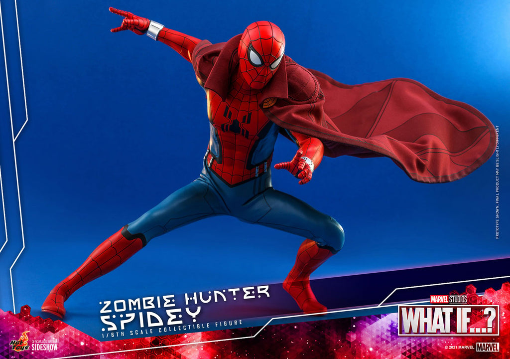 Zombie Hunter Spidey Marvel Sixth Scale Figure