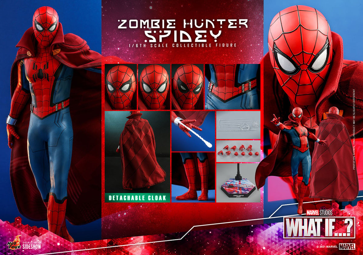 Zombie Hunter Spidey Marvel Sixth Scale Figure